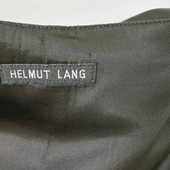 Helmut Lang Black Satin Top Bustier 1995 Vintage Archive 90s Made In Italy - Picture 9 of 16